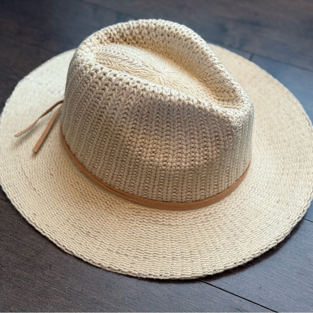 Melrose and Market Cream Knit Hat